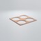 Ekena Millwork Large Wembley Decorative Fretwork Wood Wall Panels, Cherry, 23 3/8"W x 23 3/8"H x 3/8"T WALW24X24X0375WEMCH - alternate 5